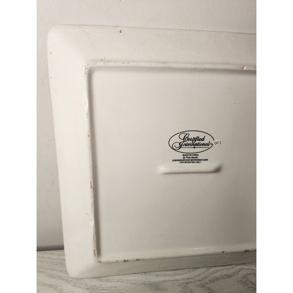 Certified International Tex Mex Mexicano Restaurante‎ Square Dinner Plate - Picture 3 of 5